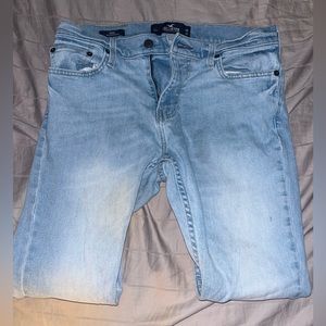 mens light blue skinny jeans